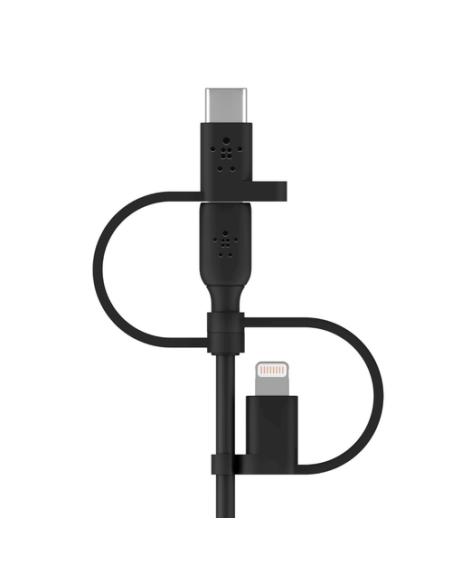 Belkin BOOST CHARGE cable USB 1 m USB A USB C/Micro-USB B/Lightning Negro