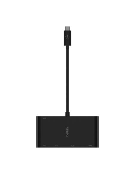Belkin AVC004BTBK base para portátil y replicador de puertos USB 3.2 Gen 1 (3.1 Gen 1) Type-C Negro
