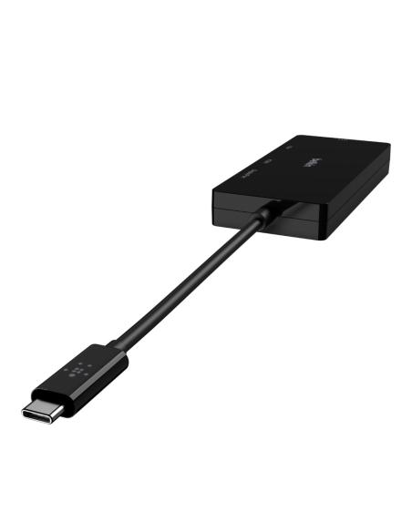 Belkin AVC003BTBK base para portátil y replicador de puertos Alámbrico USB 3.2 Gen 1 (3.1 Gen 1) Type-C Negro
