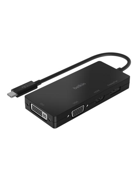 Belkin AVC003BTBK base para portátil y replicador de puertos Alámbrico USB 3.2 Gen 1 (3.1 Gen 1) Type-C Negro