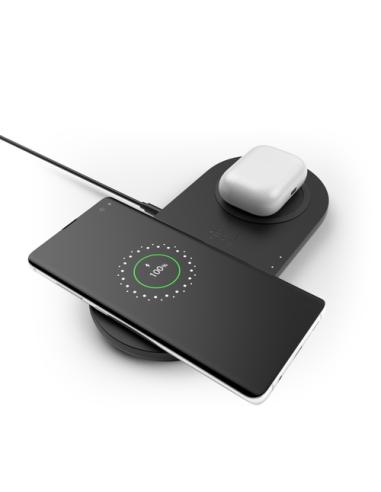 Belkin Boost Charge Universal Negro Corriente alterna Cargador inalámbrico Carga rápida Interior