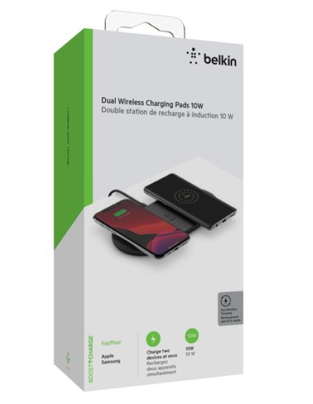 Belkin Boost Charge Universal Negro Corriente alterna Cargador inalámbrico Carga rápida Interior