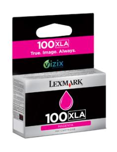 Lexmark 100XLA cartucho de tinta 1 pieza(s) Original Alto rendimiento (XL) Magenta 2