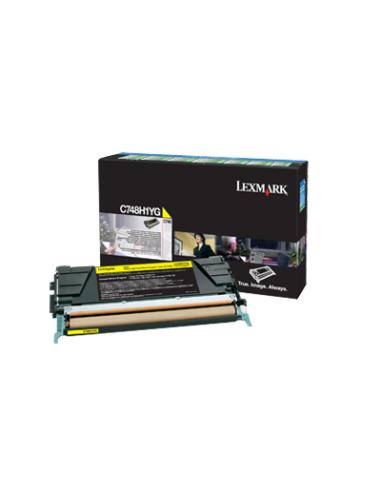 Lexmark C748H1YG cartucho de tóner 1 pieza(s) Original Amarillo