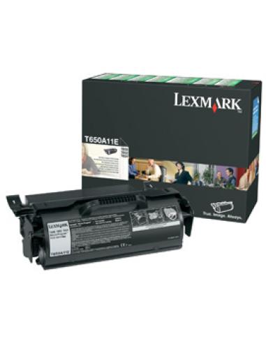 Lexmark T650A11E cartucho de tóner 1 pieza(s) Original Negro