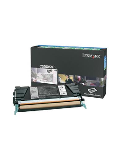 Lexmark C5200KS cartucho de tóner 1 pieza(s) Original Negro