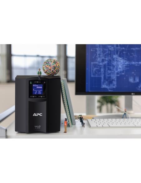 APC SMC1000IC sistema de alimentación ininterrumpida (UPS) Línea interactiva 1 kVA 600 W 8 salidas AC