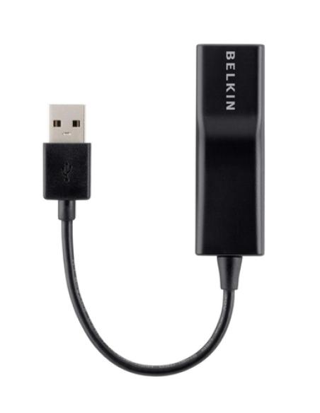 Belkin F4U047BT cambiador de género para cable RJ-45 USB 2.0 Type-A Negro