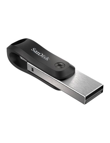 SanDisk SDIX60N-128G-GN6NE unidad flash USB 128 GB 3.2 Gen 1 (3.1 Gen 1) Gris, Plata