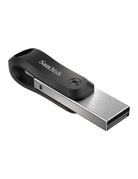 SanDisk SDIX60N-128G-GN6NE unidad flash USB 128 GB 3.2 Gen 1 (3.1 Gen 1) Gris, Plata
