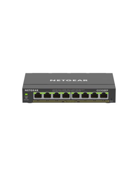 NETGEAR 8-Port Gigabit Ethernet PoE+ Plus Switch (GS308EP) Gestionado L2/L3 Gigabit Ethernet (10/100/1000) Energía sobre Etherne