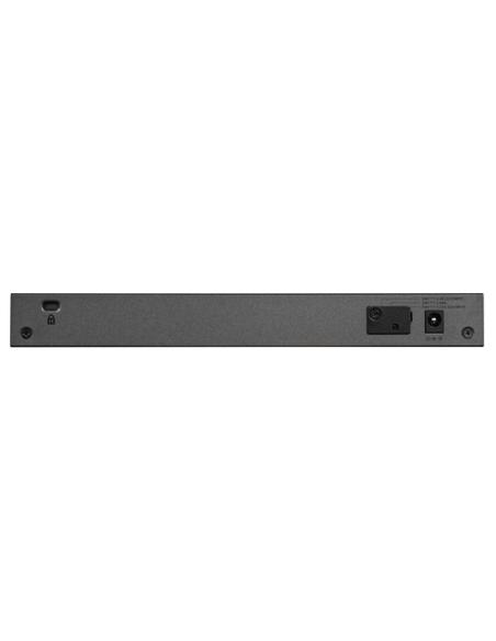 NETGEAR GS108LP No administrado Gigabit Ethernet (10/100/1000) Energía sobre Ethernet (PoE) 1U Negro, Gris