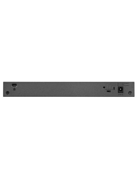 NETGEAR GS108LP No administrado Gigabit Ethernet (10/100/1000) Energía sobre Ethernet (PoE) 1U Negro, Gris