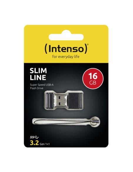 Intenso Slim Line unidad flash USB 16 GB USB tipo A 3.2 Gen 1 (3.1 Gen 1) Negro