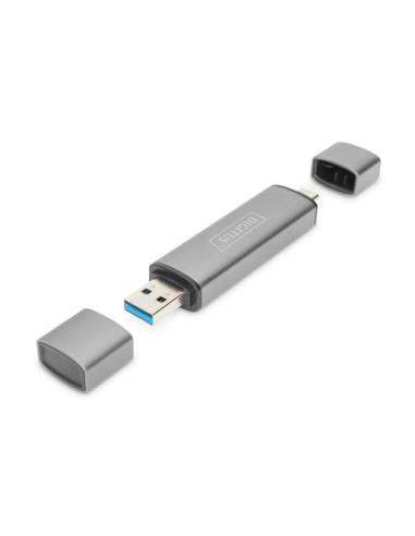 Digitus Dual Card Reader Hub USB-C™ / USB 3.0, OTG