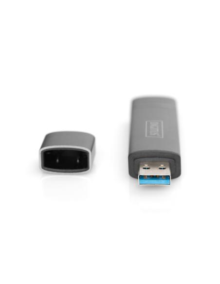 Digitus Dual Card Reader Hub USB-C™ / USB 3.0, OTG