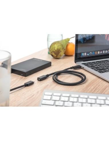 Digitus Cable alargador USB Type-C Gen2, Type-C a C