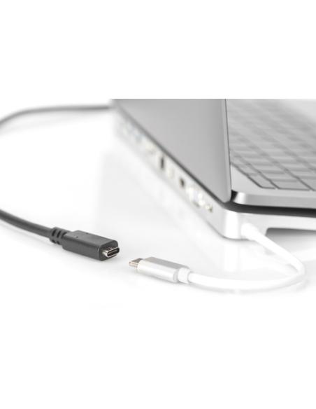 Digitus Cable alargador USB Type-C Gen2, Type-C a C