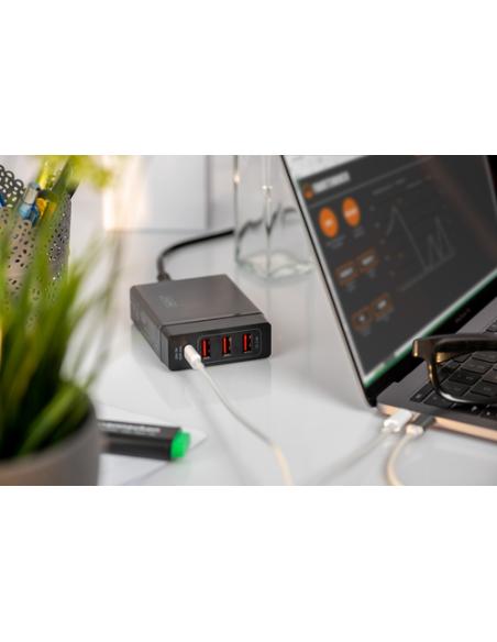 Digitus Adaptador USB universal de 4 puertos, USB Type-C™