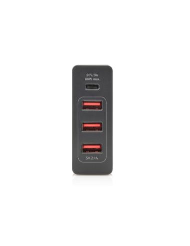 Digitus Adaptador USB universal de 4 puertos, USB Type-C™