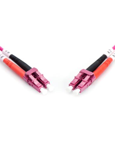Digitus Cable de conexión multimode de fibra óptica, OM4, LC/LC