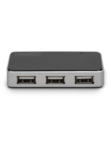 Digitus Concentrador USB 2.0 de 4 puertos