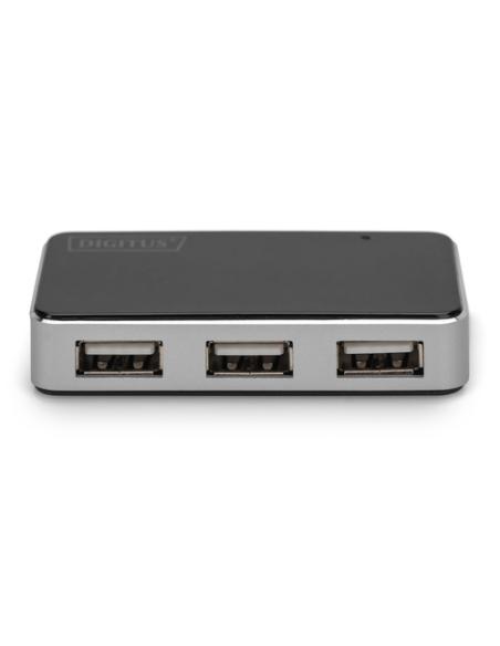 Digitus Concentrador USB 2.0 de 4 puertos