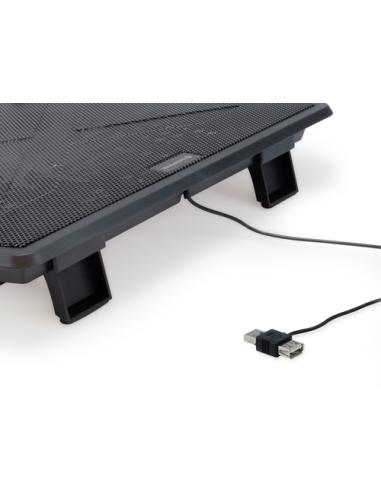 Conceptronic THANA05B almohadilla fría 39,6 cm (15.6") Negro