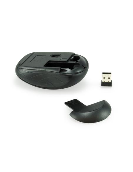 Equip 245108 ratón Viajes Ambidextro RF inalámbrico Óptico 1600 DPI
