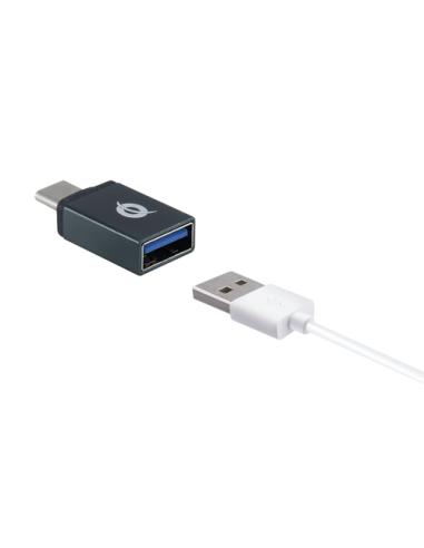 Conceptronic HUBBIES04B hub de interfaz USB 3.2 Gen 1 (3.1 Gen 1) Type-A 5000 Mbit/s Negro