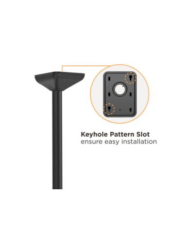 Equip Soporte de techo para triple pantalla de 45"-50