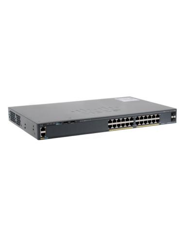Cisco Catalyst WS-C2960X-24TS-LL switch Gestionado L2/L3 Gigabit Ethernet (10/100/1000) Negro