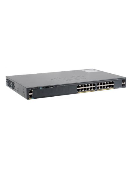 Cisco Catalyst WS-C2960X-24TS-LL switch Gestionado L2/L3 Gigabit Ethernet (10/100/1000) Negro