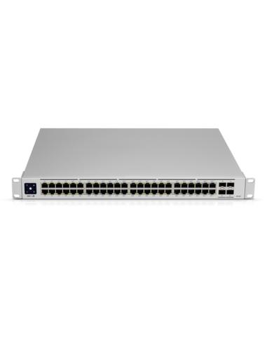 Ubiquiti UniFi Pro 48-Port PoE Gestionado L2/L3 Gigabit Ethernet (10/100/1000) Energía sobre Ethernet (PoE) 1U Plata