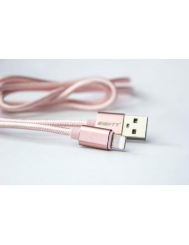 Eightt ECI-2P cable de conector Lightning 1 m Rosa