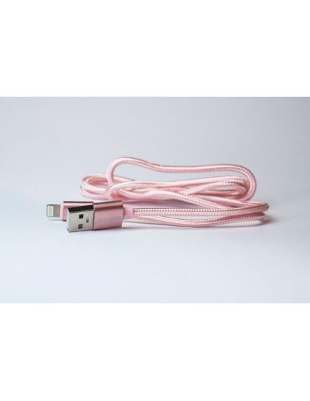 Eightt ECI-2P cable de conector Lightning 1 m Rosa