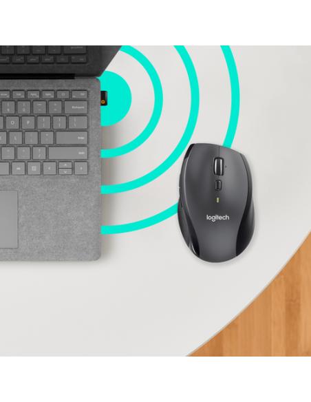 Logitech Customizable Mouse M705 ratón Oficina mano derecha RF inalámbrico Óptico 1000 DPI