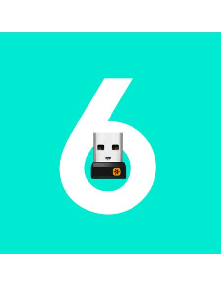 Logitech Customizable Mouse M705 ratón Oficina mano derecha RF inalámbrico Óptico 1000 DPI