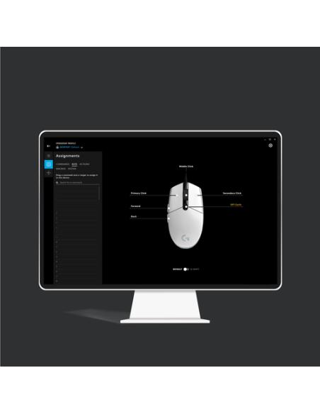 Logitech G 910-005796 ratón Juego USB tipo A 8000 DPI