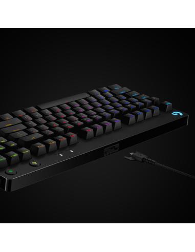 Logitech G PRO teclado Juego USB QWERTY Internacional de EE.UU. Negro