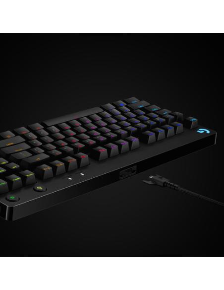 Logitech G PRO teclado Juego USB QWERTY Internacional de EE.UU. Negro