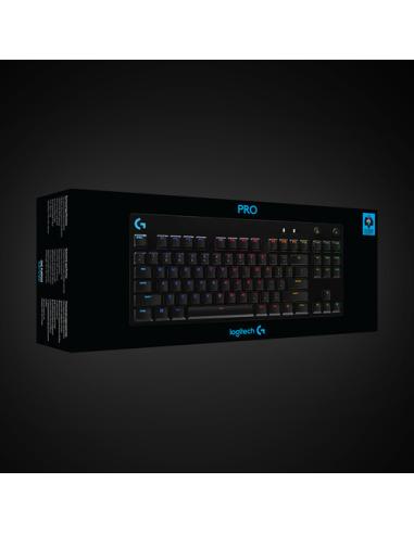 Logitech G PRO teclado Juego USB QWERTY Internacional de EE.UU. Negro