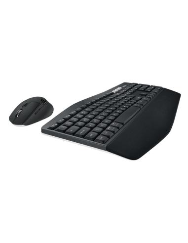 Logitech 920-008221 teclado Ratón incluido Universal RF Wireless + Bluetooth QWERTZ Alemán Negro