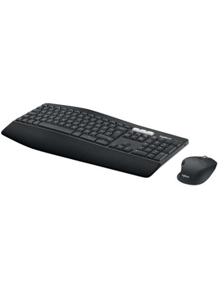 Logitech 920-008221 teclado Ratón incluido Universal RF Wireless + Bluetooth QWERTZ Alemán Negro