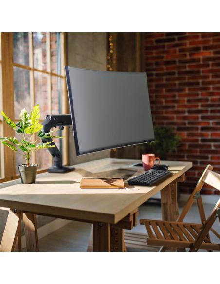 Ergotron HX Series 45-475-224 soporte para monitor 124,5 cm (49") Escritorio Negro