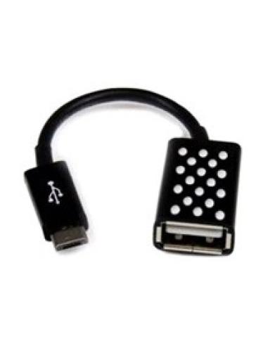 Belkin Micro-USB - USB A M/F cable USB USB 2.0 Micro-USB A Negro
