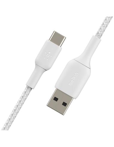 Belkin BoostCharge cable USB 2 m USB A USB C Blanco