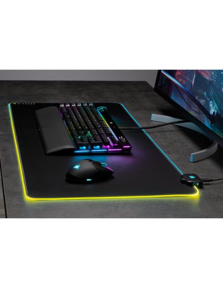 Corsair MM700 RGB Alfombrilla de ratón para juegos Negro