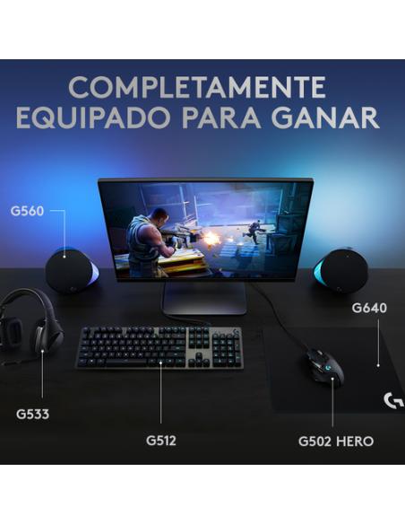 Logitech G 920-009344 teclado Juego USB QWERTY Español Carbono