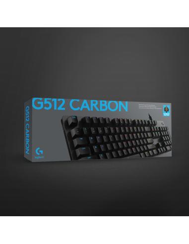 Logitech G 920-009344 teclado Juego USB QWERTY Español Carbono